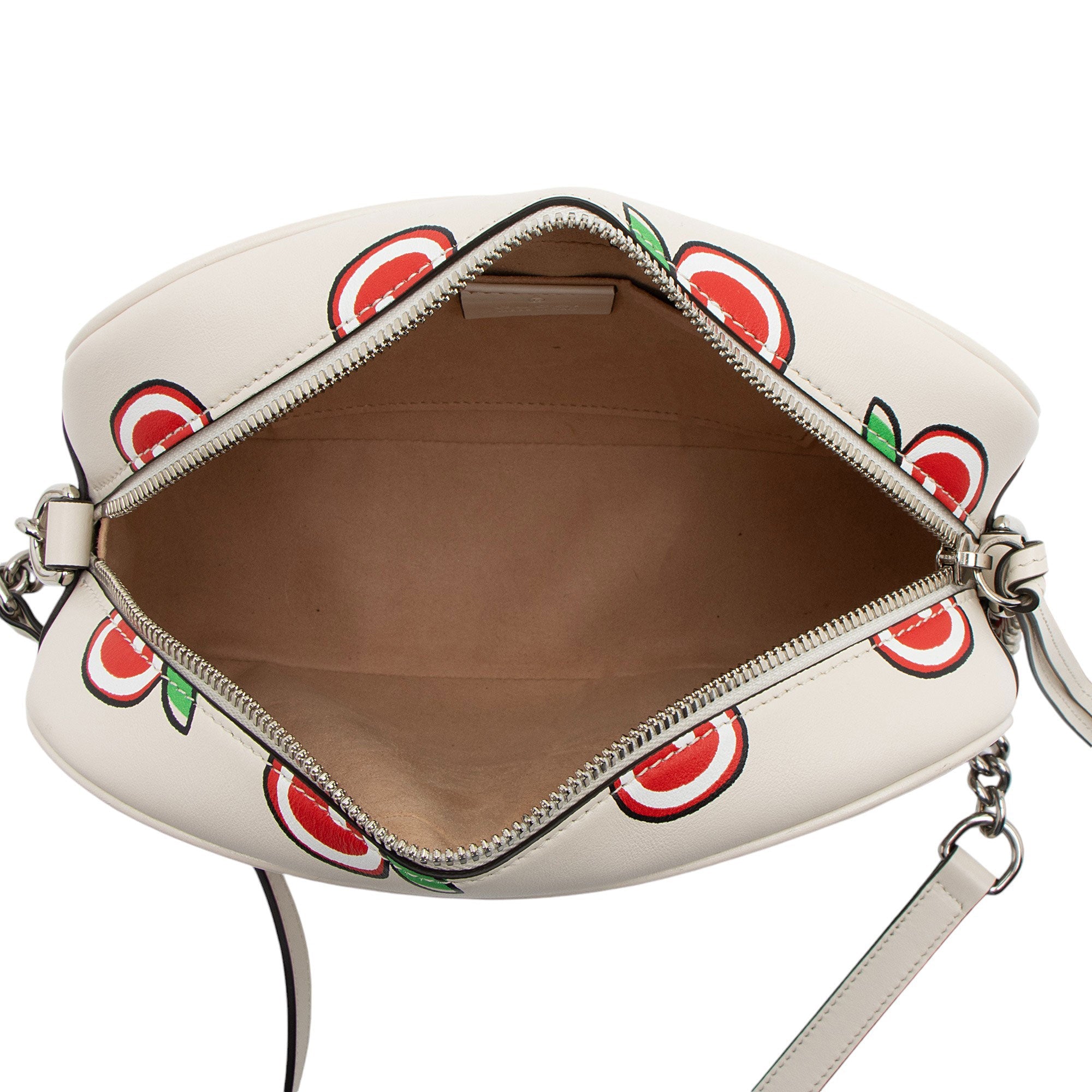 Gucci Matelasse Leather Apple GG Marmont Small Shoulder Bag