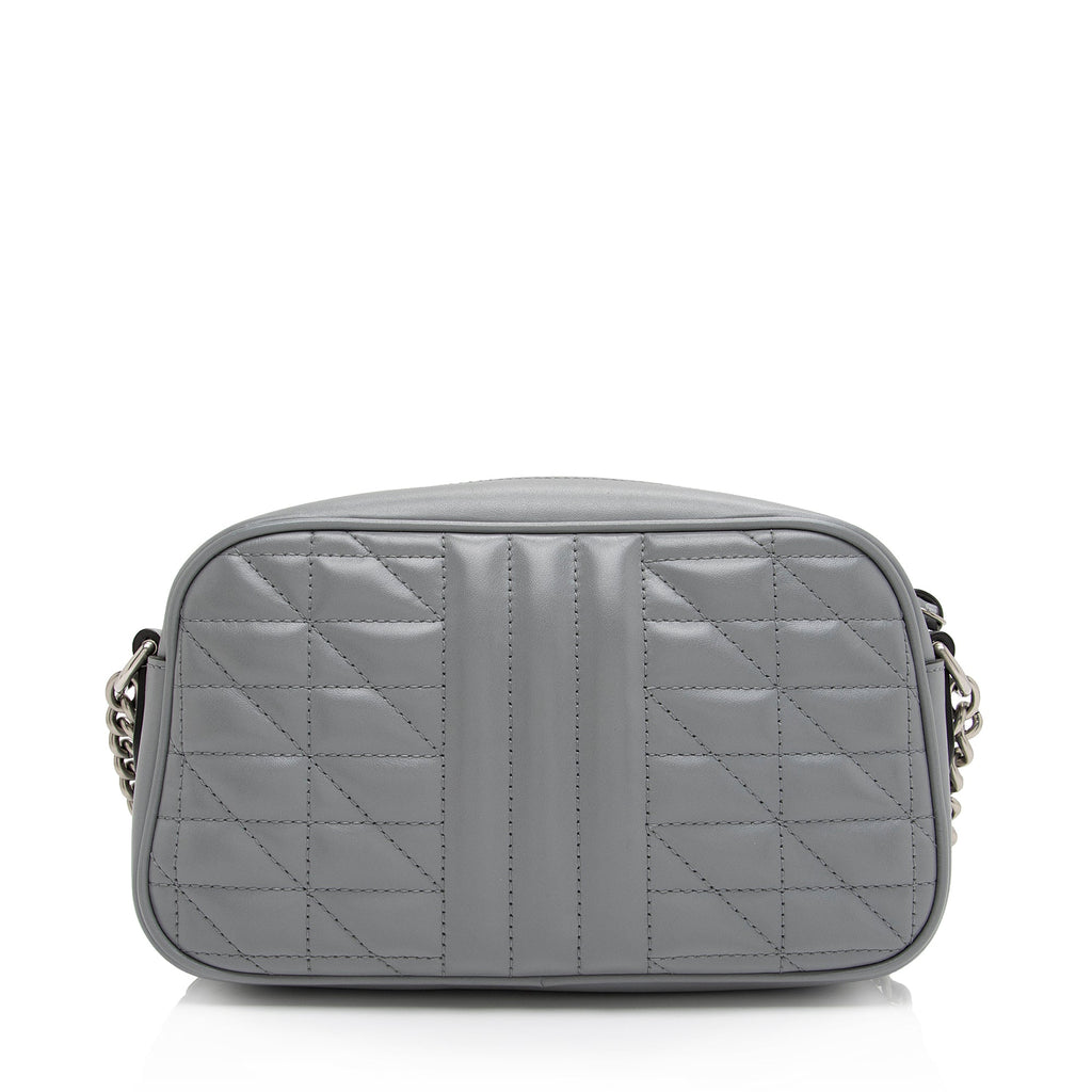 Gucci Matelasse Leather Aria GG Marmont Small Shoulder Bag (SHF-ftU2zH)