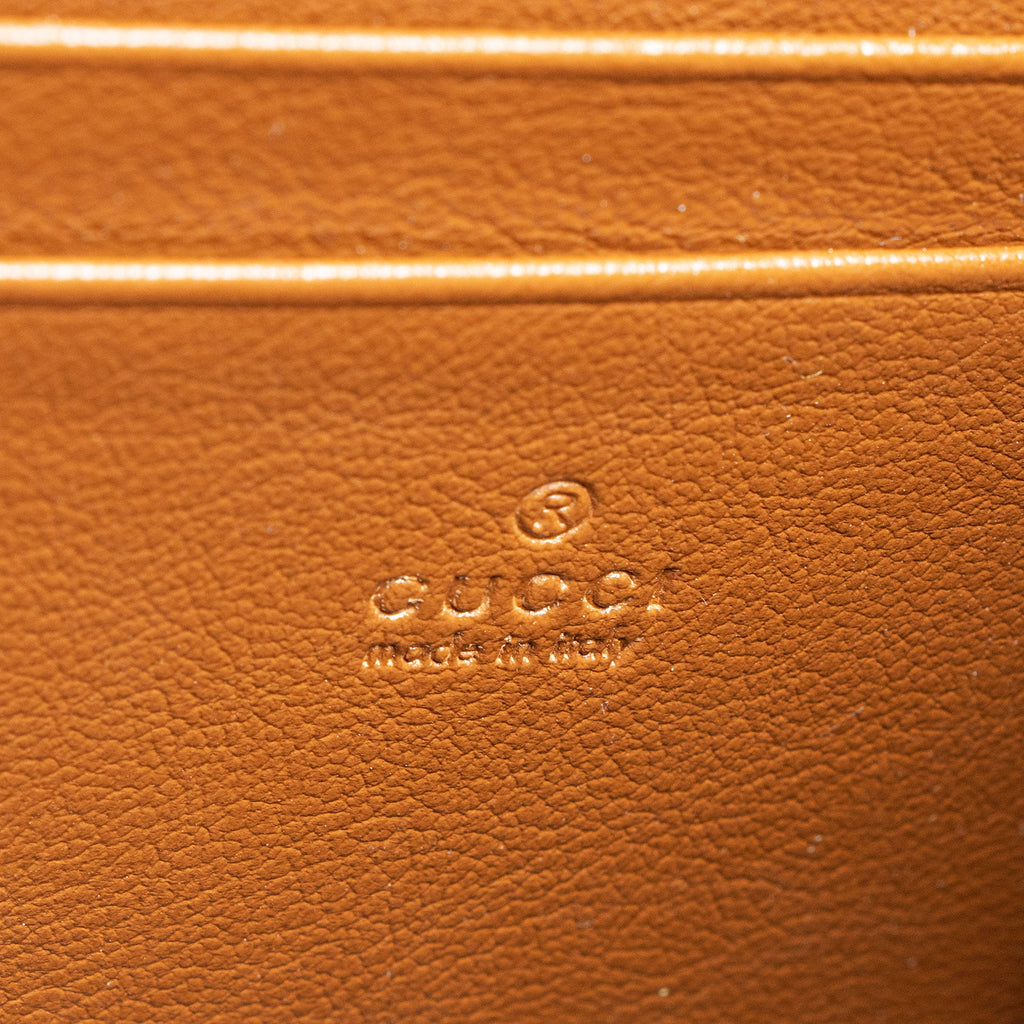 Gucci Diagonal Matelasse Leather GG Marmont Wallet on Chain