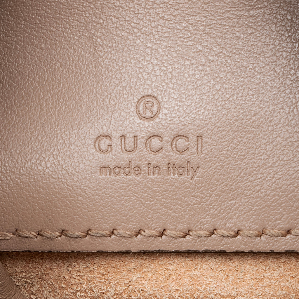 Gucci Matelasse Leather GG Marmont 2.0 Mini Bucket Bag (SHF-lPtWr7)