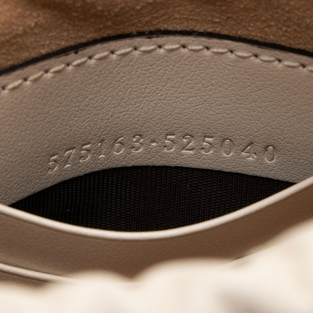 Gucci Matelasse Leather GG Marmont Mini Bucket Bag (SHF-OKI41N)