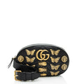 Gucci Matelasse Leather GG Marmont Animal Studs Belt Bag - Size 34 / 75