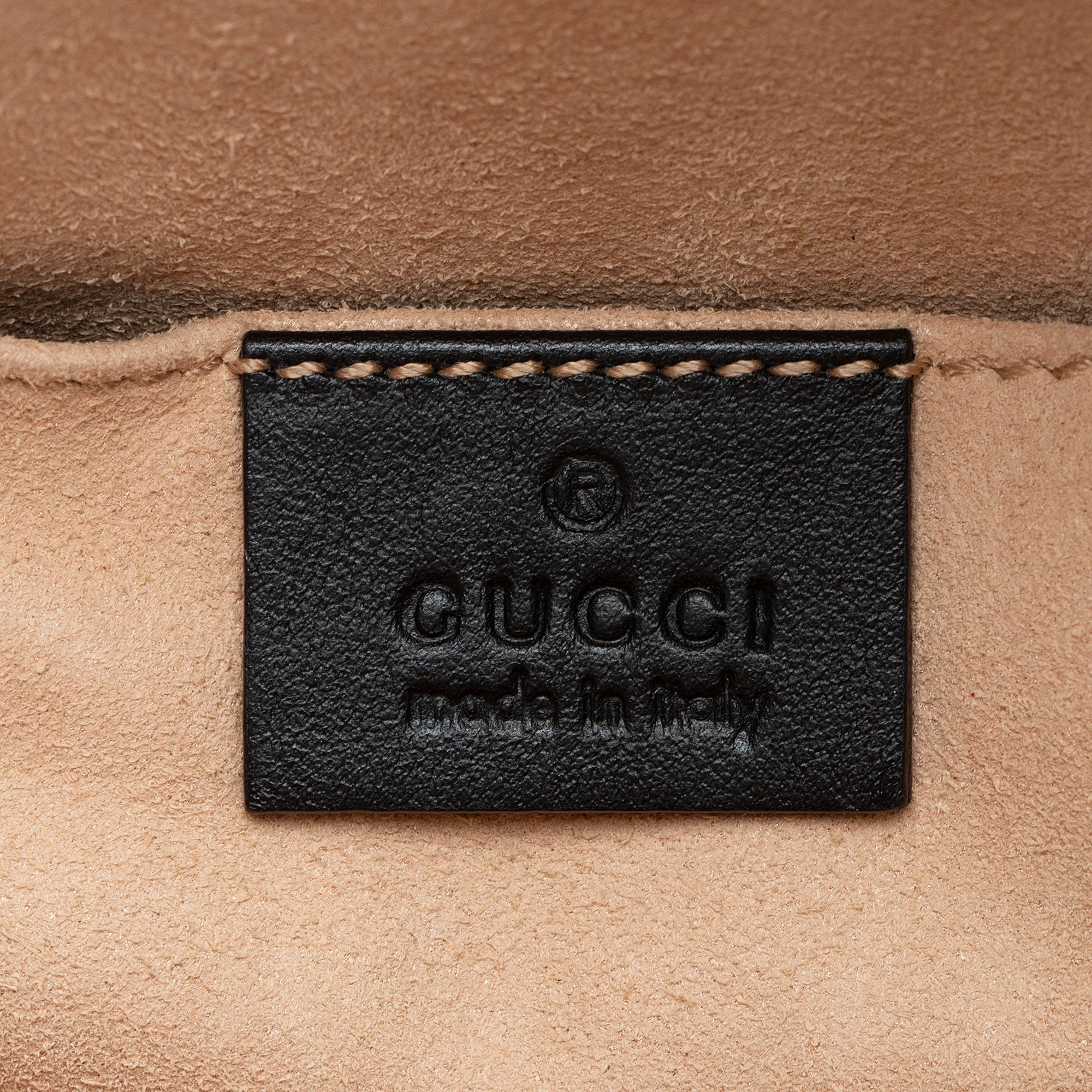 Gucci Matelasse Leather GG Marmont Animal Studs Belt Bag - Size 34 / 75