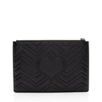 Gucci Matelasse Leather GG Marmont Animal Studs Clutch