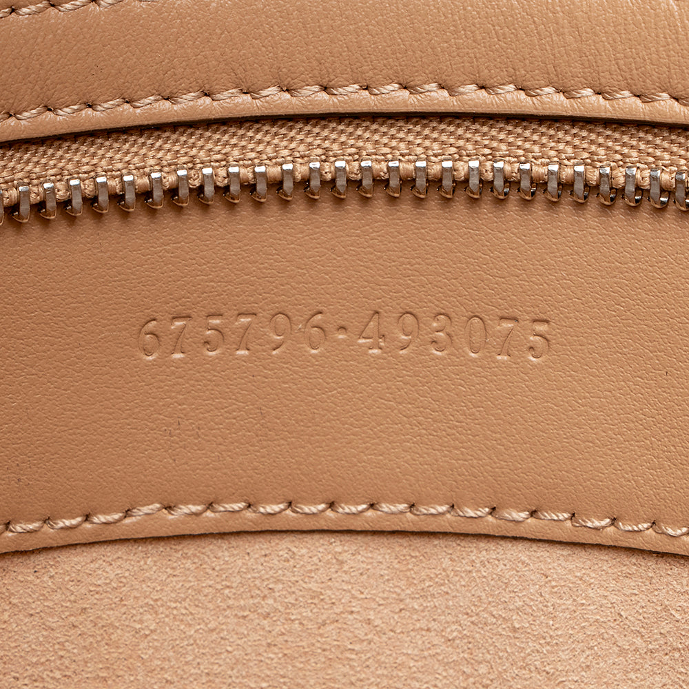 Gucci Matelasse Leather GG Marmont Aria Medium Tote (SHF-19528)