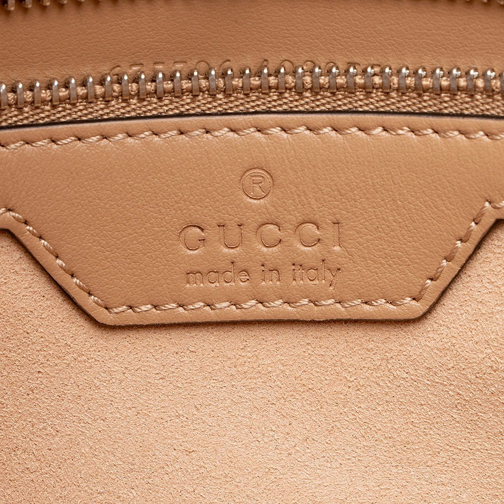 Gucci Matelasse Leather GG Marmont Aria Medium Tote (SHF-19528)