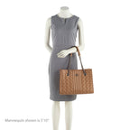 Gucci Matelasse Leather GG Marmont Aria Medium Tote (SHF-19528)