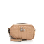 Gucci Mixed Matelasse Leather GG Marmont Aria Mini Camera Bag