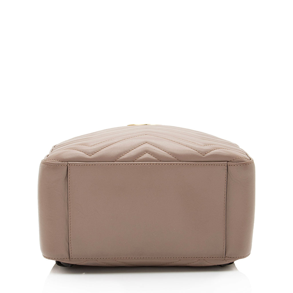 Gucci Matelasse Leather GG Marmont Backpack
