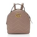 Gucci Matelasse Leather GG Marmont Backpack