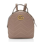 Gucci Matelasse Leather GG Marmont Backpack