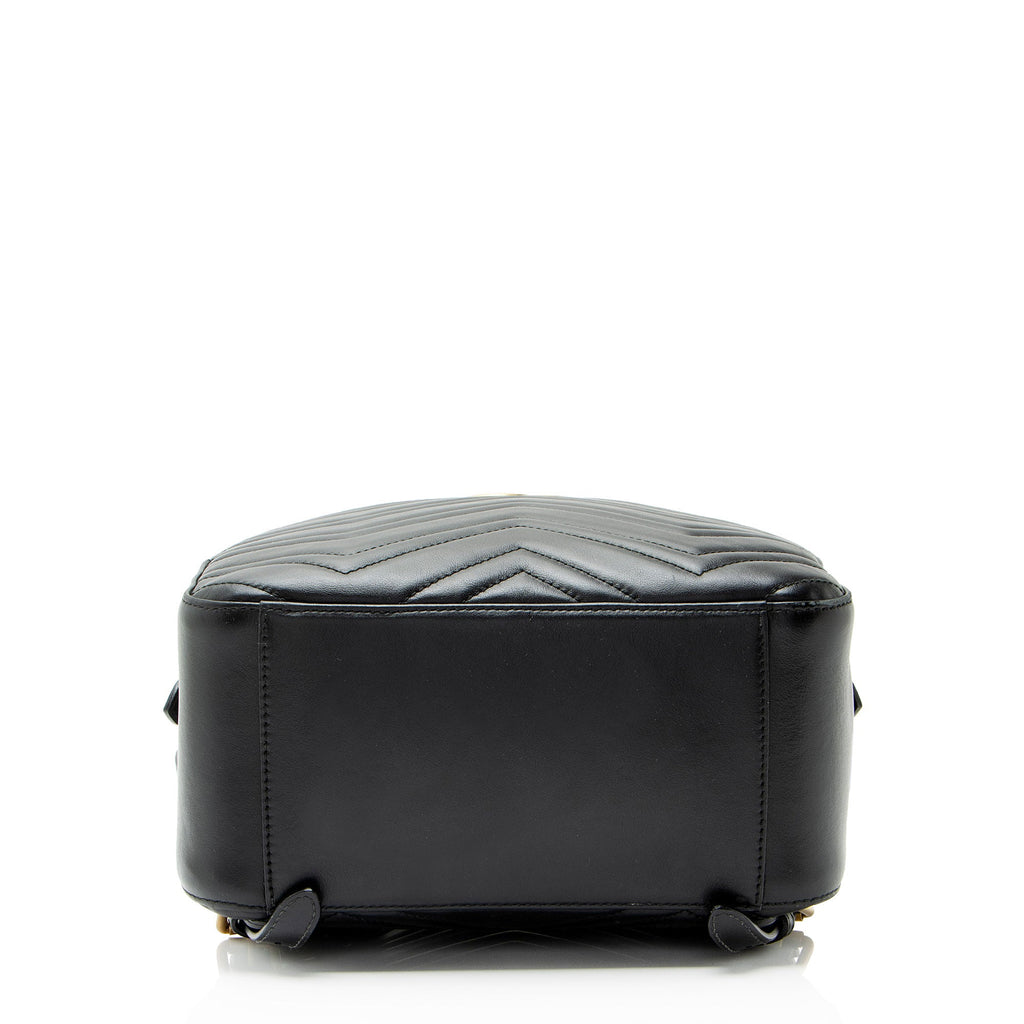 Gucci Matelasse Leather GG Marmont Backpack