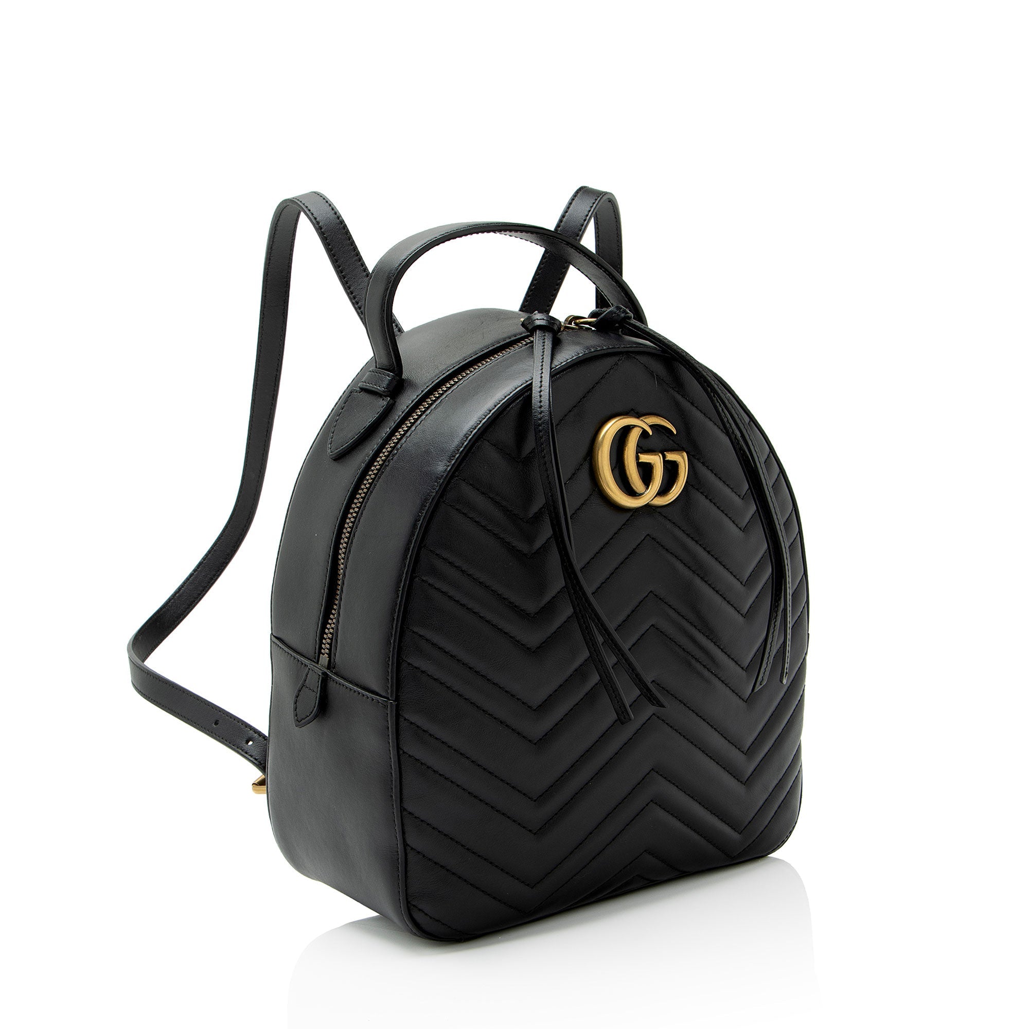 Gucci Matelasse Leather GG Marmont Backpack