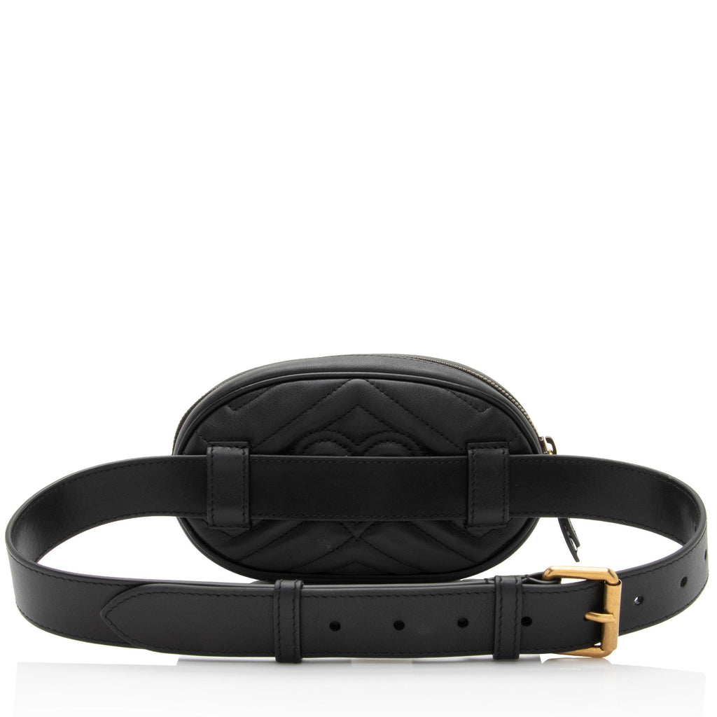 Gucci Matelasse Leather GG Marmont Belt Bag - Size 30 / 75 (SHF-LoosRT)
