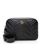Gucci Matelasse Leather GG Marmont Large Belt Bag - Size 32 / 80 (SHF-22528)