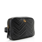 Gucci Matelasse Leather GG Marmont Large Belt Bag - Size 32 / 80 (SHF-22528)