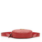 Gucci Matelasse Leather GG Marmont Belt Bag - Size 34 / 85 (SHF-20124)