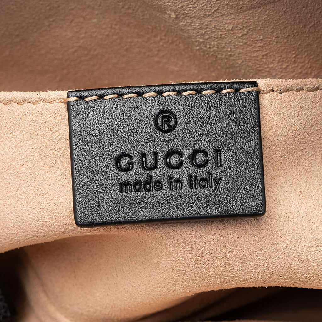 Gucci Matelasse Leather GG Marmont Belt Bag - Size 34 / 85 (SHF-23400)