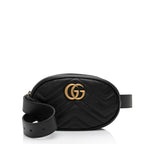 Gucci Matelasse Leather GG Marmont Belt Bag - Size 34 / 85 (SHF-to1IUr)