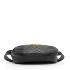 Gucci Matelasse Leather GG Marmont Belt Bag - Size 34 / 85 (SHF-sypfnp)