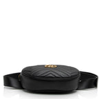 Gucci Matelasse Leather GG Marmont Belt Bag - Size 34 / 85 (SHF-vdStlP)