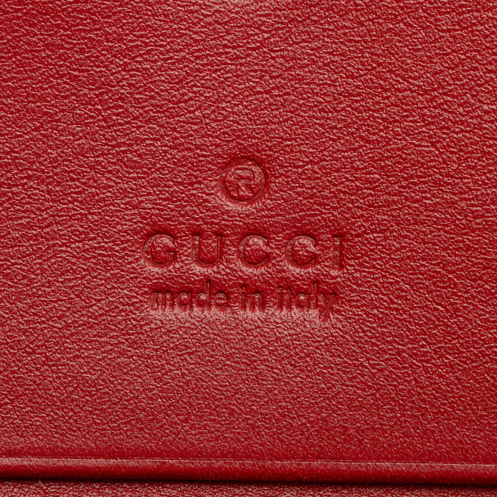 Gucci Matelasse Leather GG Marmont Card Case Wallet (SHF-o0HCO4)