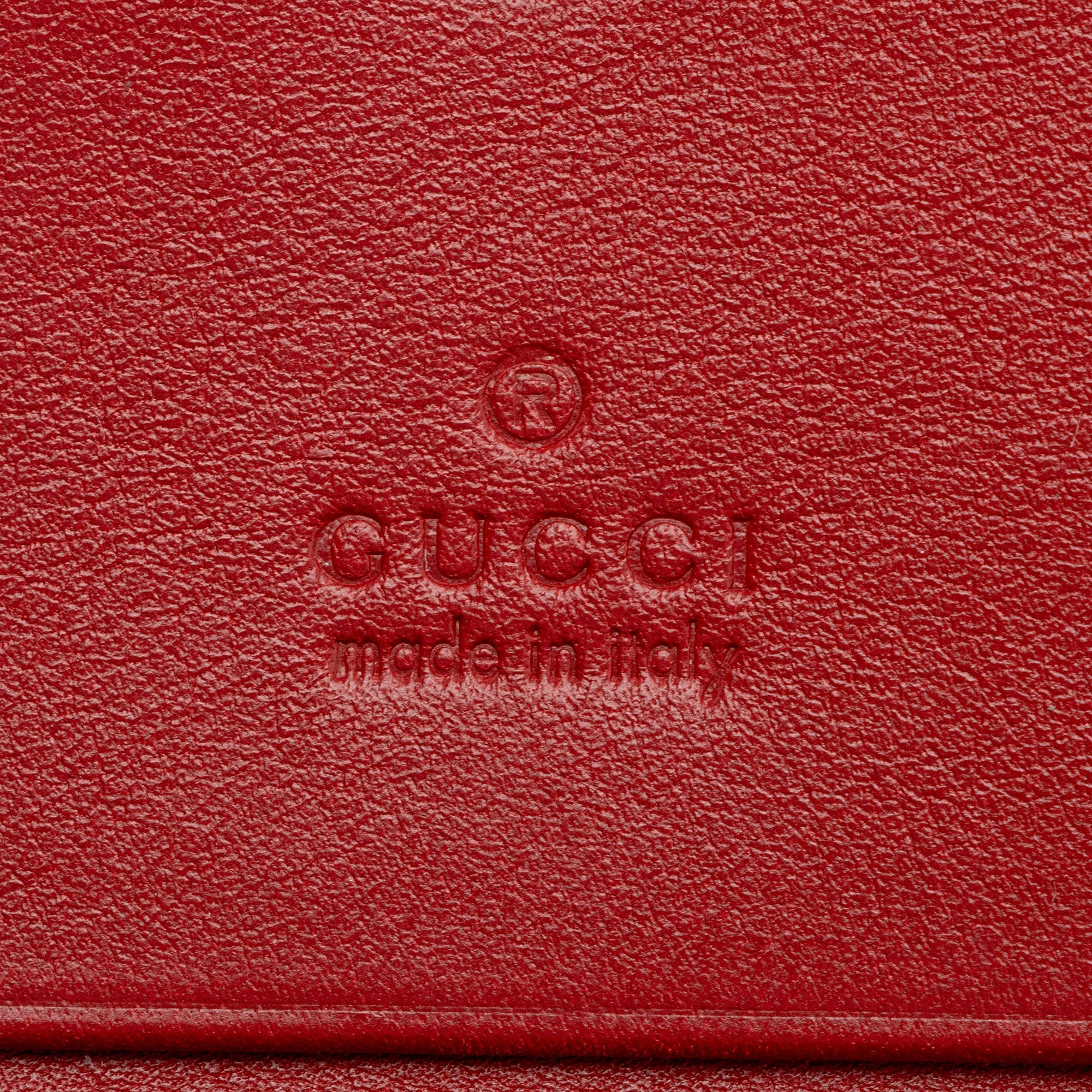 Gucci Matelasse Leather GG Marmont Card Case Wallet (SHF-o0HCO4)