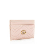 Gucci Matelasse Leather GG Marmont Card Case (SHF-19301)