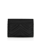 Gucci Matelasse Leather GG Marmont Card Case (SHF-20748)