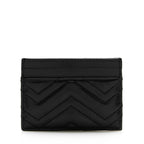 Gucci Matelasse Leather GG Marmont Card Case (SHF-22416)