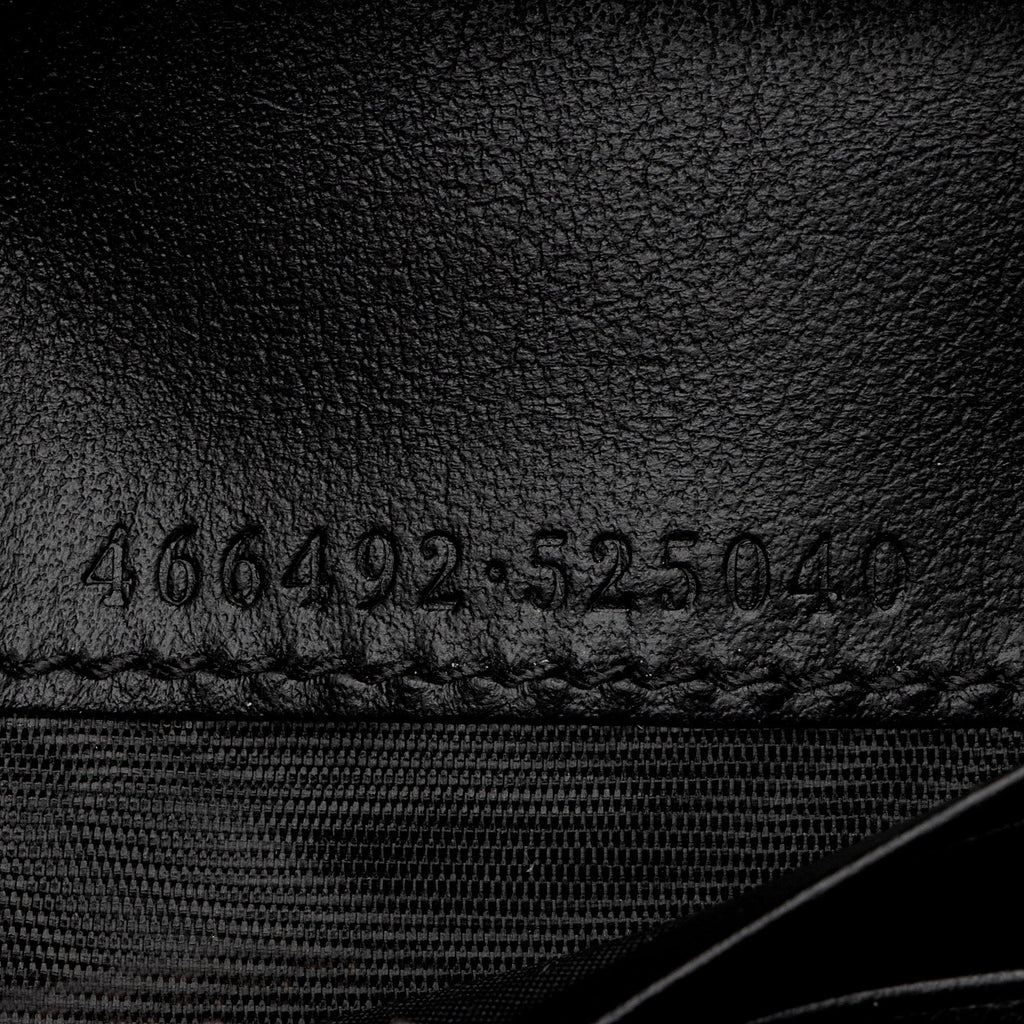 Gucci Matelasse Leather GG Marmont Card Case (SHF-AcctXE)
