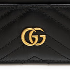 Gucci Matelasse Leather GG Marmont Card Case