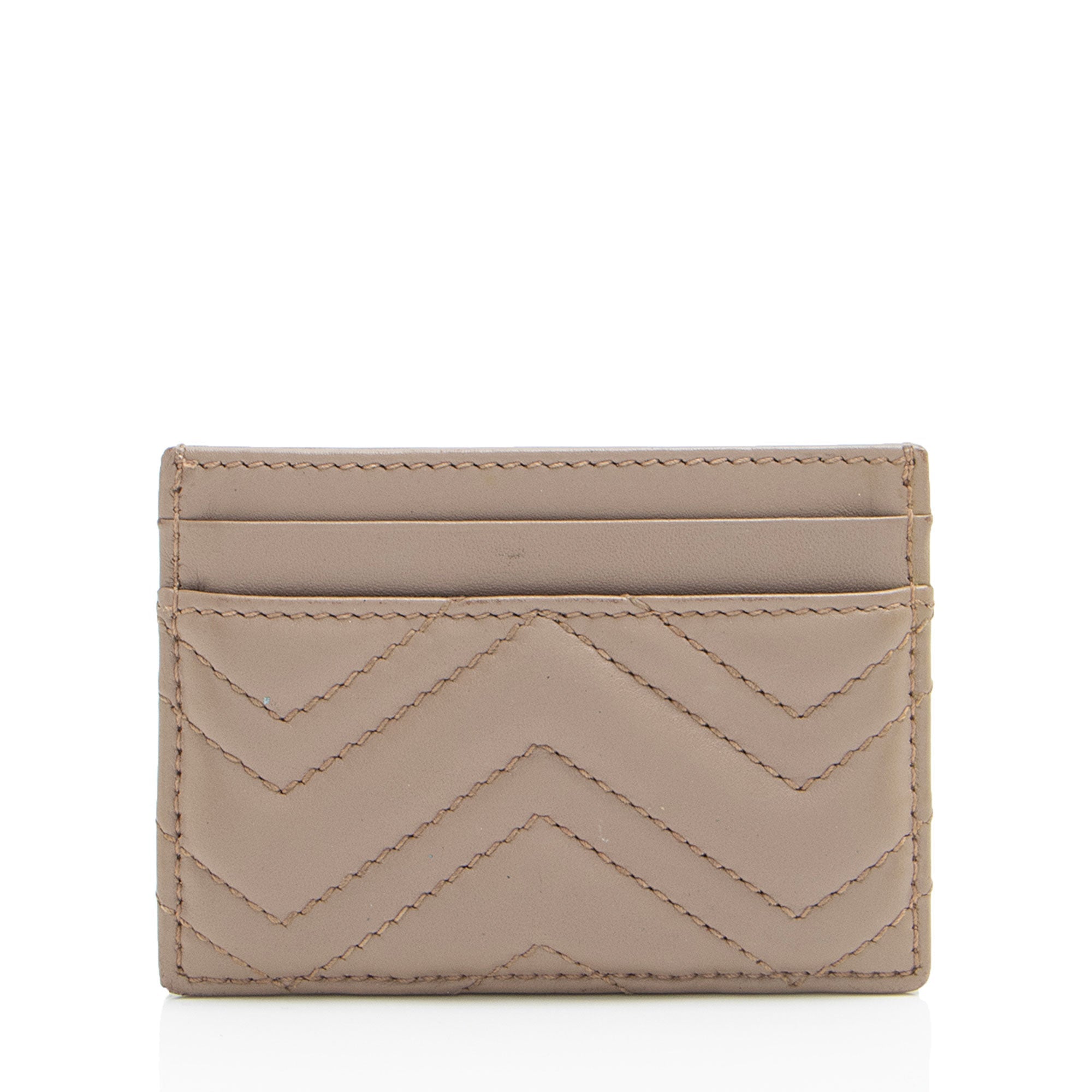 Gucci Matelasse Leather GG Marmont Card Case