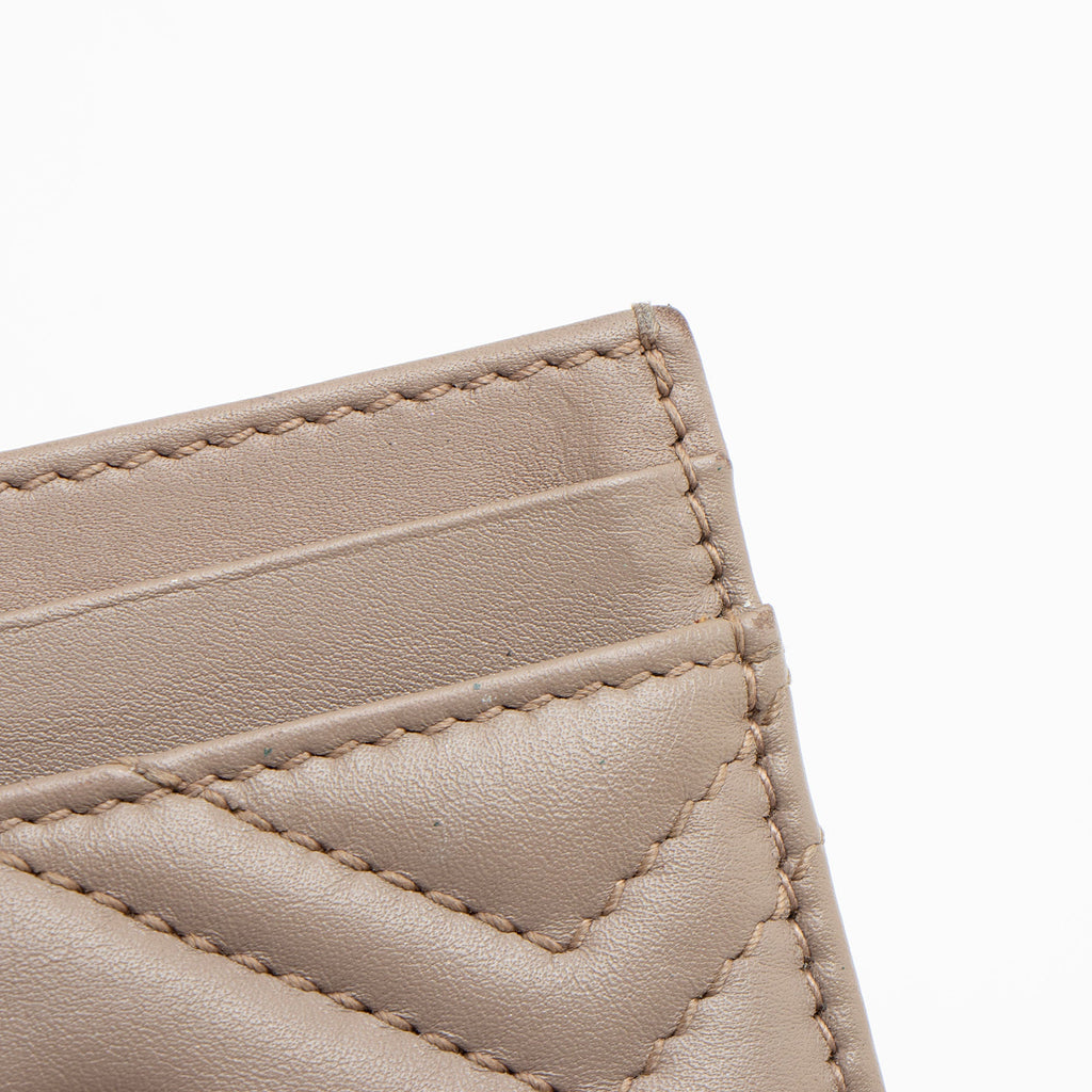 Gucci Matelasse Leather GG Marmont Card Case