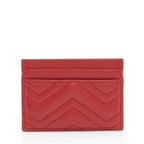 Gucci Matelasse Leather GG Marmont Card Case
