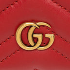 Gucci Matelasse Leather GG Marmont Card Case
