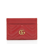 Gucci Matelasse Leather GG Marmont Card Case