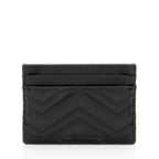 Gucci Matelasse Leather GG Marmont Card Case