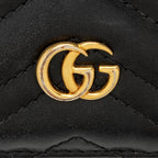 Gucci Matelasse Leather GG Marmont Card Case