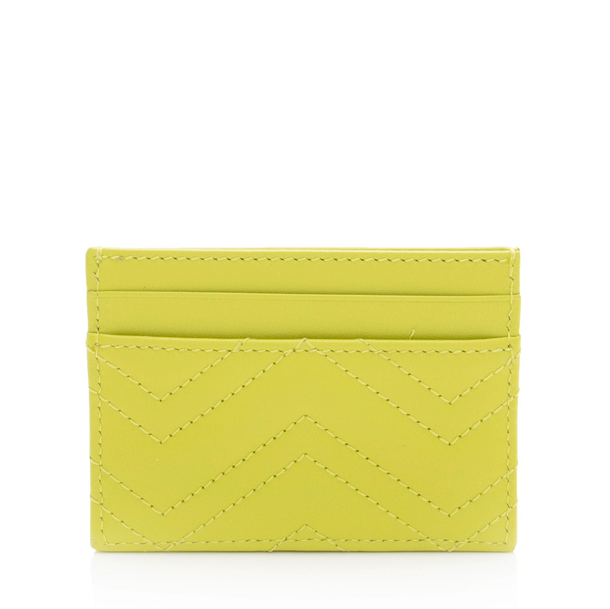 Gucci Matelasse Leather GG Marmont Card Case