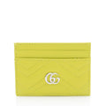Gucci Matelasse Leather GG Marmont Card Case