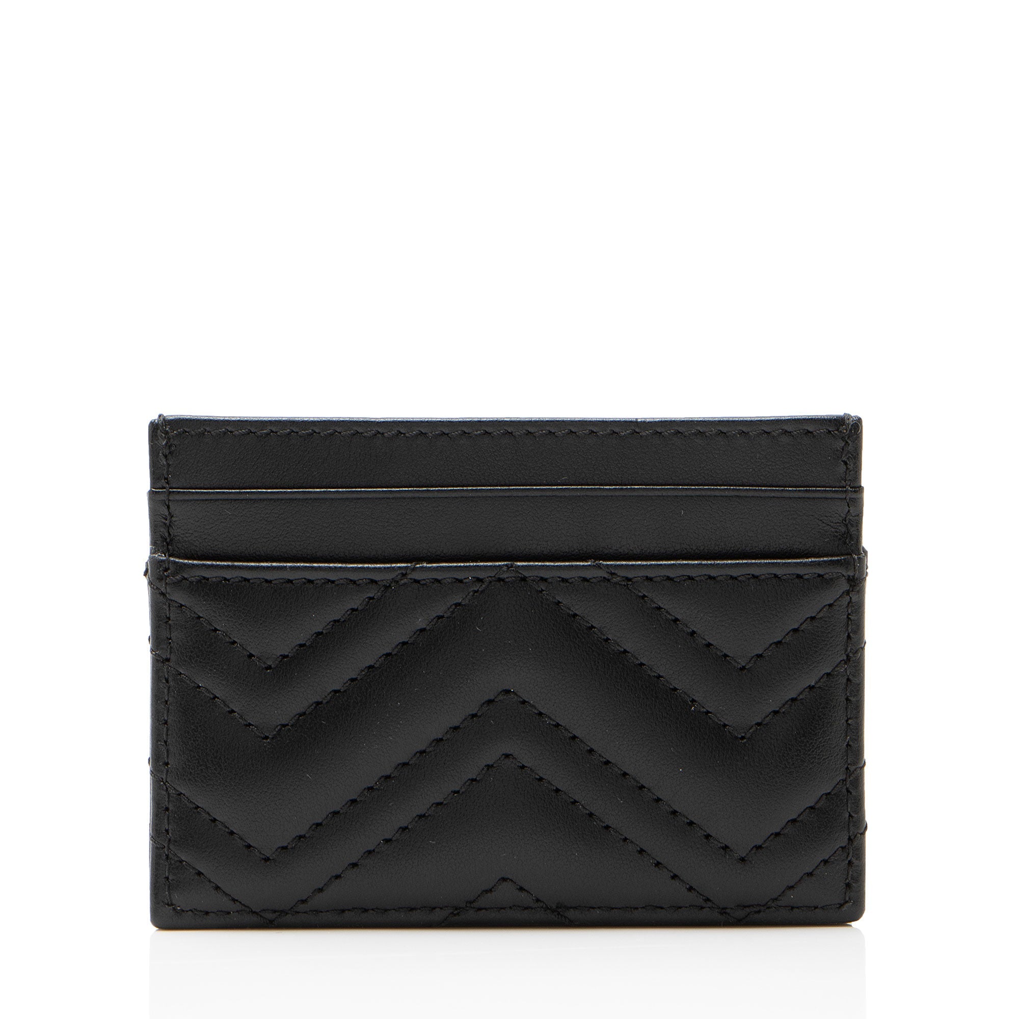 Gucci Matelasse Leather GG Marmont Card Case