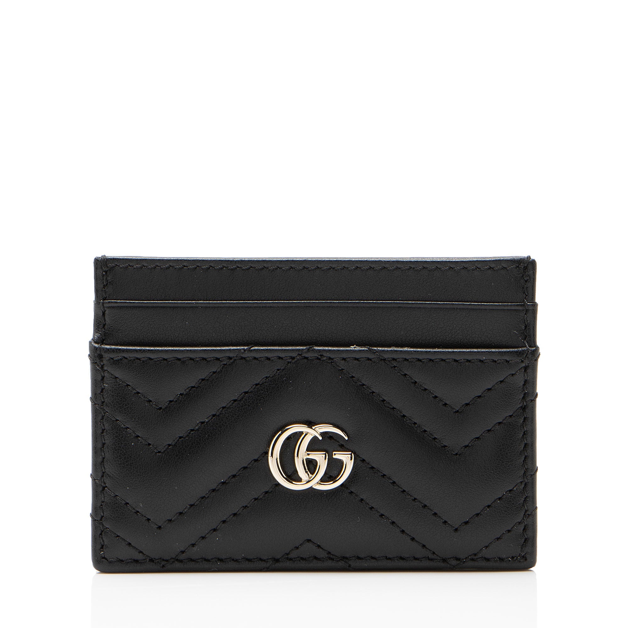 Gucci Matelasse Leather GG Marmont Card Case