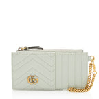 Gucci Matelasse Leather GG Marmont Key Card Case