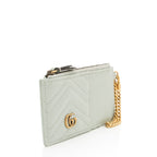 Gucci Matelasse Leather GG Marmont Key Card Case