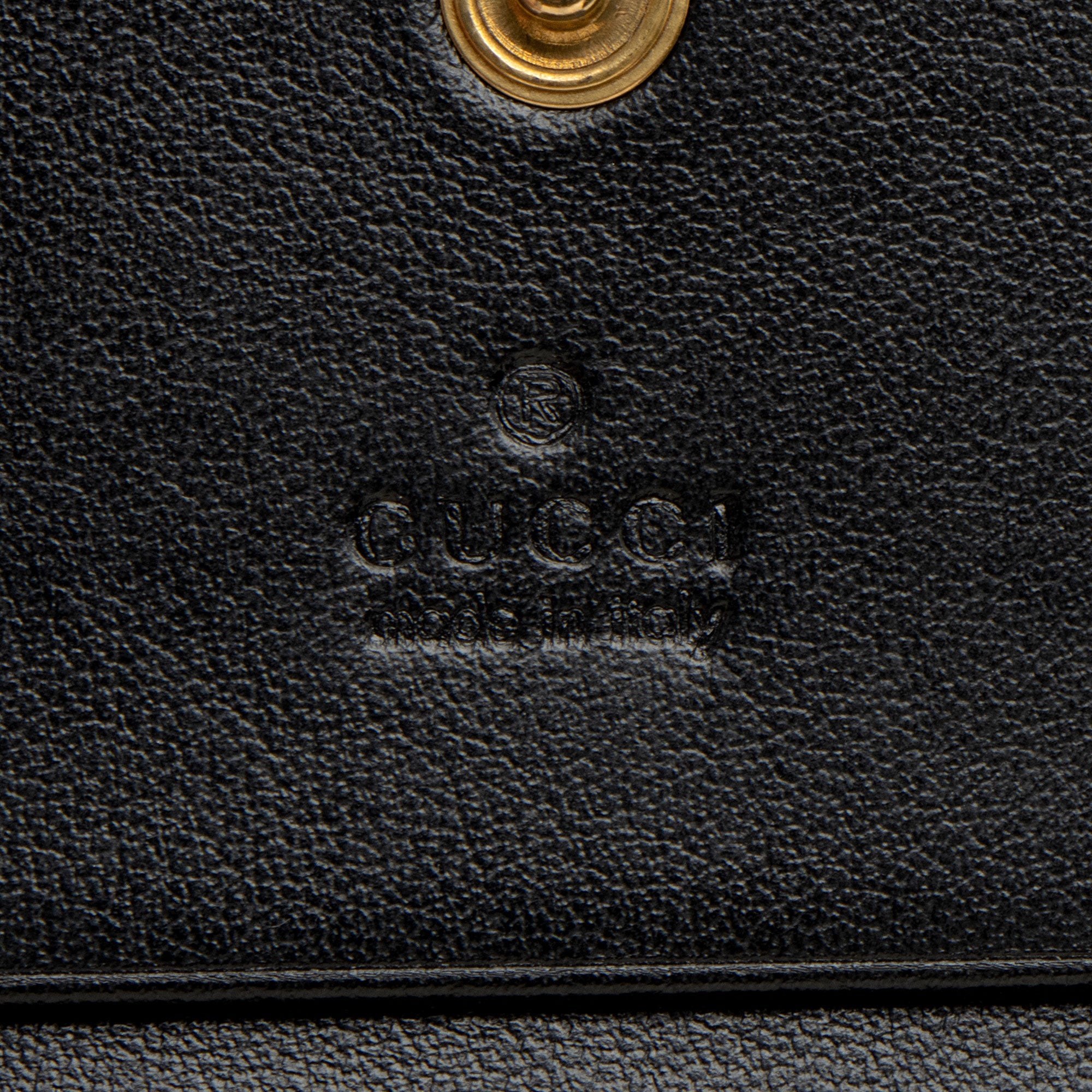Gucci Matelasse Leather GG Marmont Card Wallet (SHF-vb1hJE)
