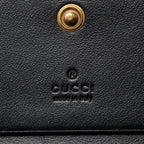 Gucci Matelasse Leather GG Marmont Card Wallet