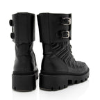 Gucci Matelasse Leather GG Marmont Charlotte Boots - Size 7.5 / 37.5 (SHF-liB5vn)