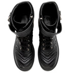 Gucci Matelasse Leather GG Marmont Charlotte Boots - Size 7.5 / 37.5 (SHF-liB5vn)
