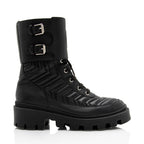 Gucci Matelasse Leather GG Marmont Charlotte Boots - Size 7.5 / 37.5 (SHF-liB5vn)